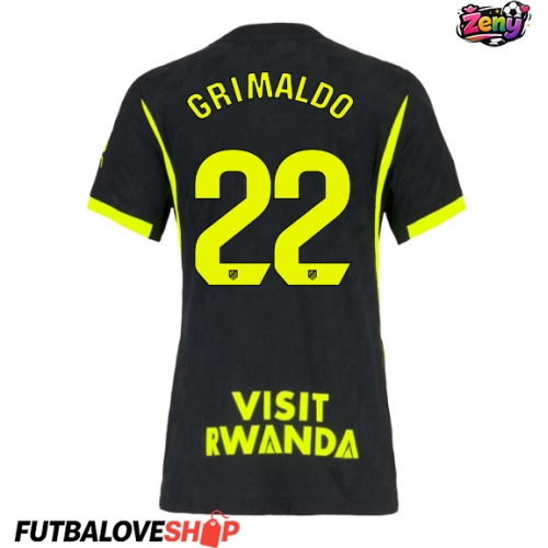 Dres Atletico Madrid Alejandro Grimaldo #22 Preč pre Ženy 2026-27 Krátky Rukáv